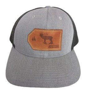 Hooked & Tagged Hat Deer Snapback Trucker Buck Patch Elk Cap Wild Gray Outdoors